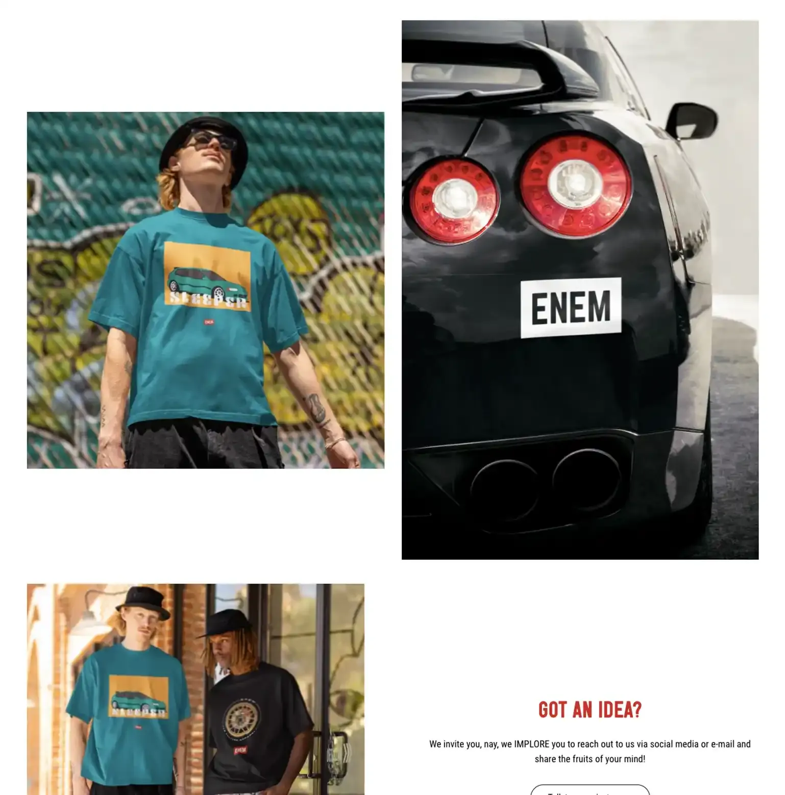 ENEM Car Culture Shopify build, screen 3 of 3