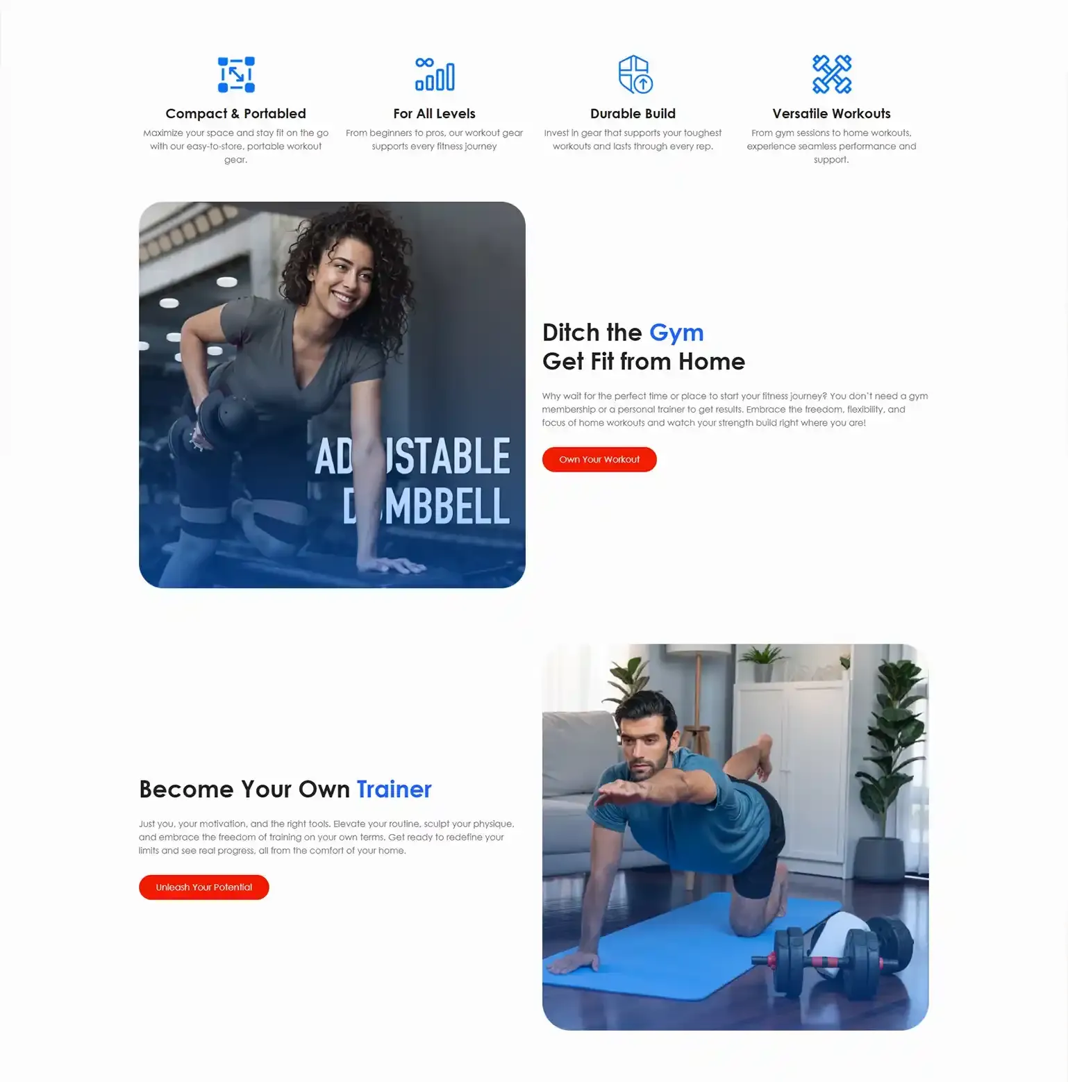 Power Motion Shopify build, screen 1 of 3