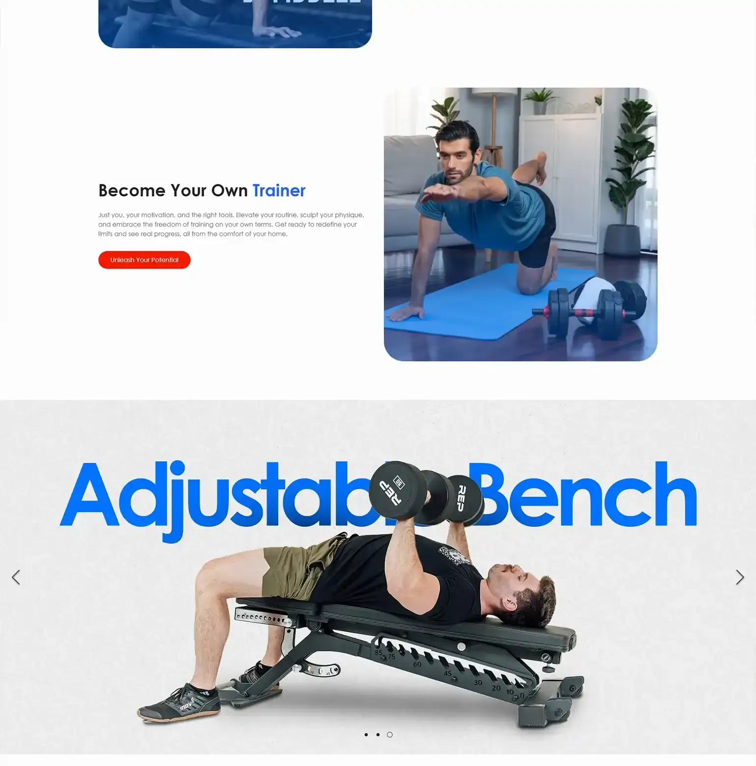 Power Motion Shopify build, screen 2 of 3