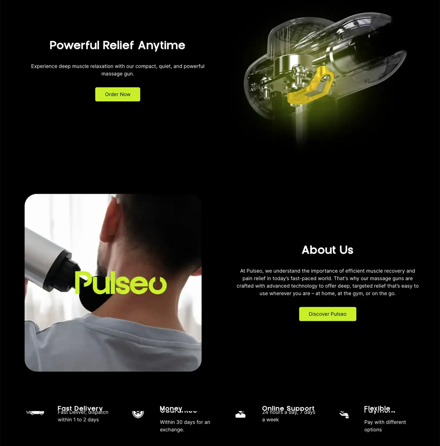 Pulseo Shopify build, screen 2 of 2
